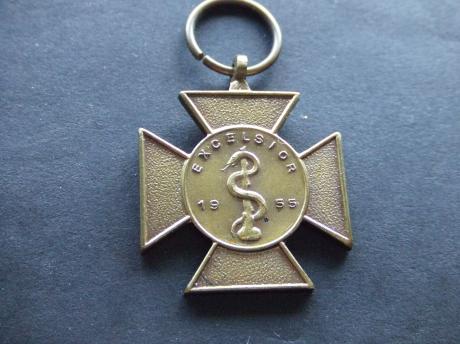 Wandelsportvereniging Excelsior 1955 esculaap embleem van geneeskundigen